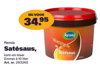Bidfood Remia Satésaus, aanbieding