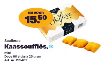 Bidfood Souflesse Kaassoufflés aanbieding