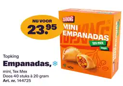 Bidfood Topking Empanadas aanbieding
