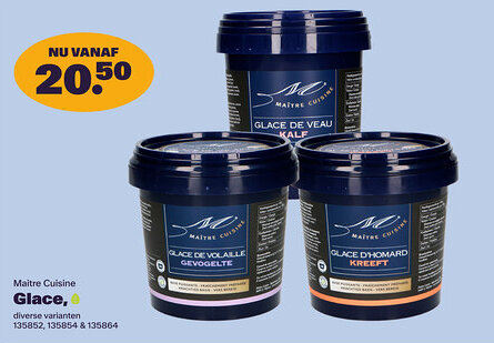 Bidfood Maitre Cuisine Glace aanbieding