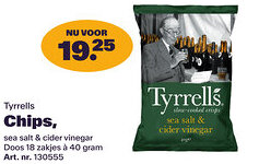 Bidfood Tyrrells Chips, aanbieding