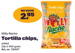 Bidfood Willy Nacho Tortilla chips aanbieding