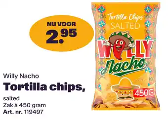 Bidfood Willy Nacho Tortilla chips aanbieding