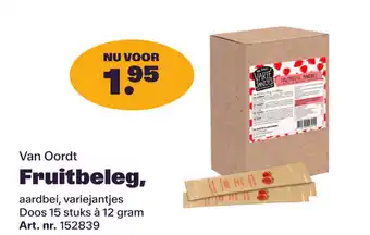 Bidfood Van Oordt Fruitbeleg aanbieding