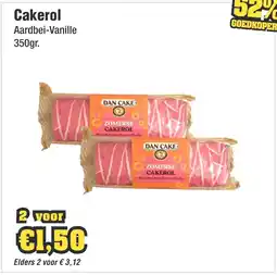 Budget Food Cakerol Aardbei-Vanille aanbieding