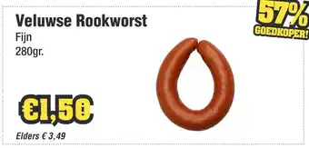 Budget Food Veluwse Rookworst aanbieding