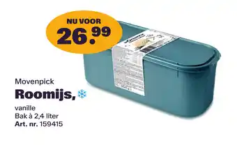 Bidfood Movenpick Roomijs aanbieding