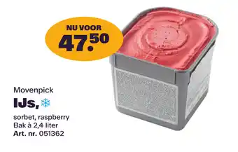 Bidfood Movenpick IJs aanbieding