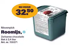 Bidfood Movenpick Roomijs aanbieding