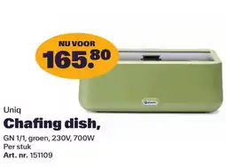 Bidfood Uniq Chafing dish aanbieding