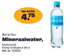 Bidfood Bar le Duc Mineraalwater, aanbieding