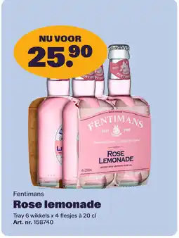 Bidfood Fentimans Rose lemonade aanbieding