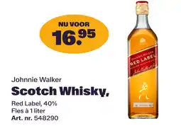 Bidfood Johnnie Walker Scotch Whisky, aanbieding