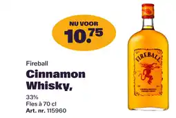 Bidfood Fireball Cinnamon Whisky, aanbieding