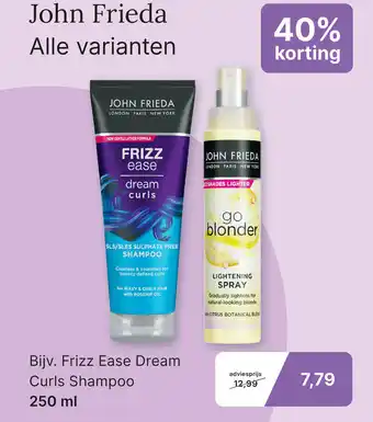 De Online Drogist Bijv. Frizz Ease Dream Curls Shampoo aanbieding