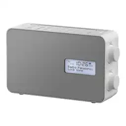 Amazon Panasonic RF-D30BTEG-W DAB+ Draagbare Digitale Radio met Bluetooth, Wit aanbieding