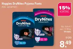 De Online Drogist Huggies DryNites Pyjama Pants aanbieding