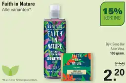 De Online Drogist Faith in Nature aanbieding