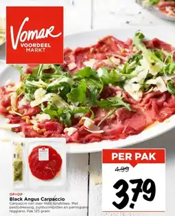 Vomar Voordeelmarkt Black Angus Carpaccio aanbieding