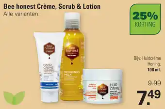 De Online Drogist Bee honest Crème, Scrub & Lotion aanbieding