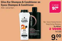 De Online Drogist Gliss Kur Shampoo & Conditioner en aanbieding