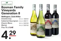 Sligro Bosman Family Vineyards Generation 8 aanbieding