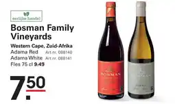 Sligro Bosman Family Vineyards aanbieding
