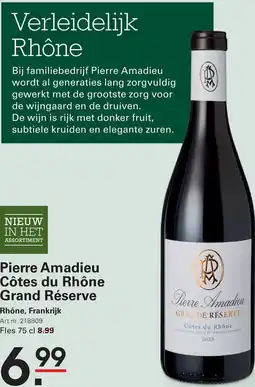 Sligro Pierre Amadieu Côtes du Rhône Grand Réserve aanbieding