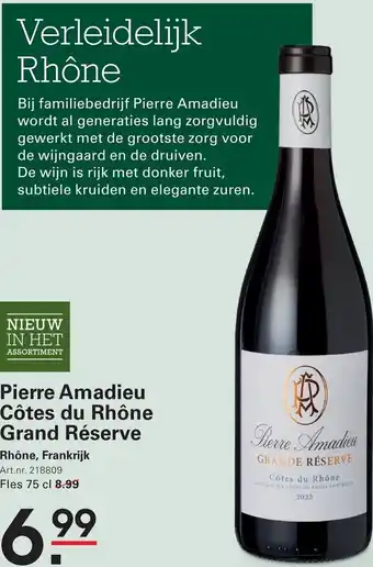 Sligro Pierre Amadieu Côtes du Rhône Grand Réserve aanbieding