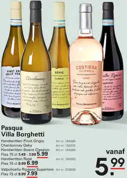 Sligro Pasqua Villa Borghetti aanbieding
