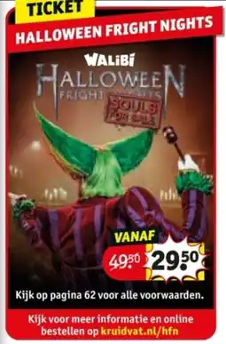 Kruidvat Halloween fright nights aanbieding