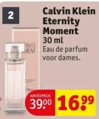 Kruidvat Calvin Klein Eternity Moment aanbieding