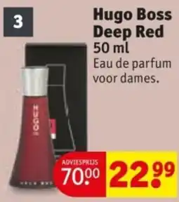 Kruidvat Hugo Boss Deep Red aanbieding