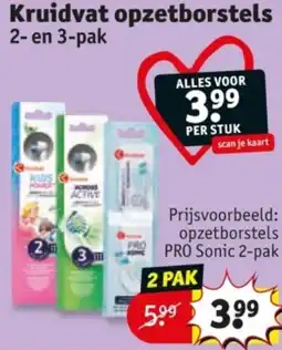 Kruidvat Kruidvat opzetborstels aanbieding