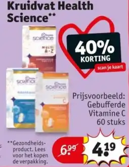Kruidvat Kruidvat Health Science aanbieding