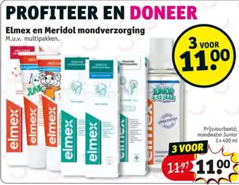 Kruidvat Elmex en Meridol mondverzorging aanbieding