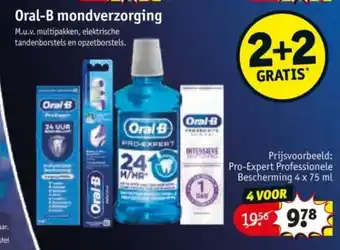Kruidvat Oral-B mondverzorging aanbieding