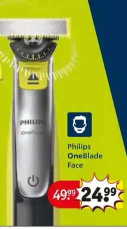 Kruidvat Philips OneBlade Face aanbieding