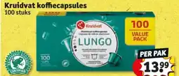 Kruidvat Kruidvat koffiecapsules aanbieding