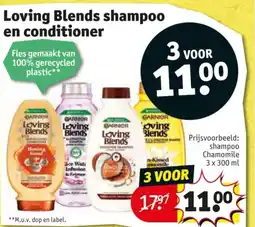 Kruidvat Loving Blends shampoo en conditioner aanbieding