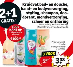 Kruidvat Kruidvat bad- en douche, hand- en bodyverzorging, aanbieding