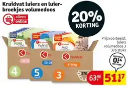Kruidvat Kruidvat luiers en luier- broekjes volumedoos aanbieding