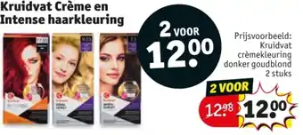 Kruidvat Kruidvat Creme en Intense haarkleuring aanbieding