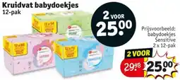 Kruidvat Kruidvat babydoekjes aanbieding