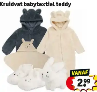 Kruidvat Kruidvat babytextiel teddy aanbieding