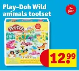 Kruidvat Play-Doh Wild animals toolset aanbieding
