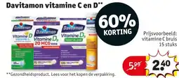 Kruidvat Davitamon vitamine C en D aanbieding