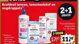 Kruidvat Kruidvat lenzen, lensvloeistof en oogdruppels aanbieding
