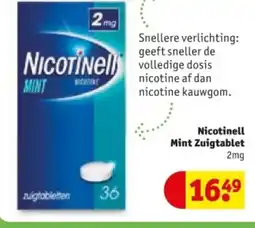 Kruidvat Nicotinell Mint Zuigtablet aanbieding