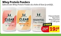 Kruidvat Whey Protein Poeders aanbieding